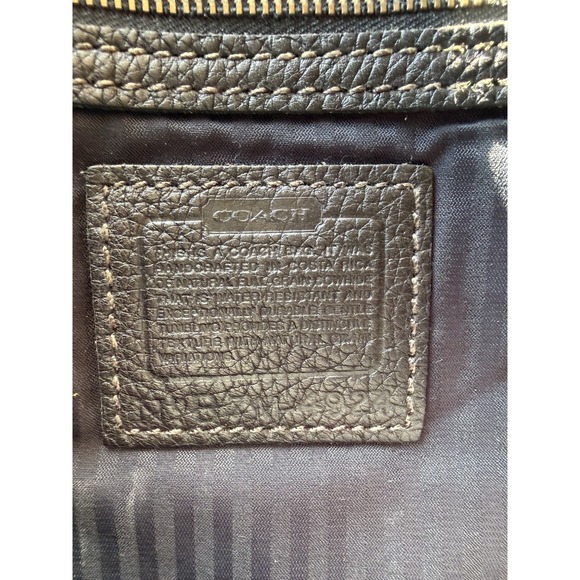 Vintage 90s COACH Sonoma 4924 Lg Chocolate Brown Shoulder Bag Pebbled Leather - Picture 12 of 12